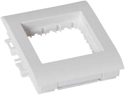 Суппорт с рамкой Legrand Mosaic 2 мод. для кабель-канала Metra с крышкой 75мм белый фото Суппорт с рамкой Legrand Mosaic 2 мод. для кабель-канала Metra с крышкой 75мм белый картинка